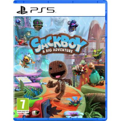 image Sackboy : A Big Adventure sur PS5, Jeu de plateforme et d'aventure 3D, Edition Standard, 1 à 4 joueurs, Version physique, En français