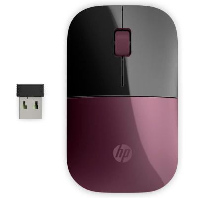 image HP Z3700 - Souris Sans Fil Mauve (USB, 1200 DPI, Ambidextre)