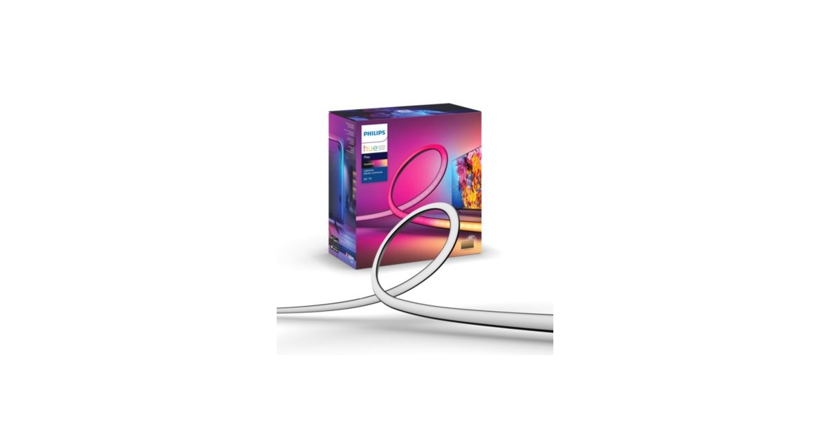 Comparer les prix Bandeau LED Philips Lightstrip Hue Play Gradient TV 65 à 70 pouces