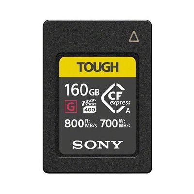 image Sony Carte mémoire flash CFexpress 160 Go Rigide Type A - VPG400 High Speed Série G avec garantie de performance vidéo (lecture 800 Mo/s et écriture 700 Mo/s) - CEA-G160T