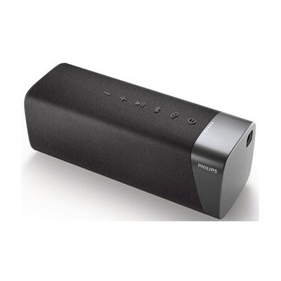 image Philips Enceinte Bluetooth S5505/00, haut-parleur sans fil avec microphone (3,15 pouces, Bluetooth 5.0, IPX7 étanche, 12 heures d'autonomie) Gris - Modèle 2020/2021
