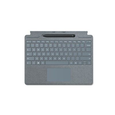 image Microsoft Pack clavier Surface Pro X Signature keyboard + Stylet surface slim pen Ice blue