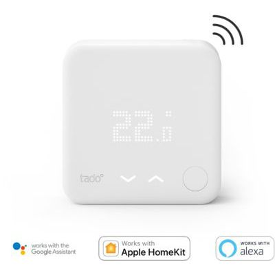 tado° Thermostat Connecté et Intelligent filaire - Kit de Démarrage V3+ –  Installez par vous-même, fonctionne avec  Alexa, Siri & Assistant
