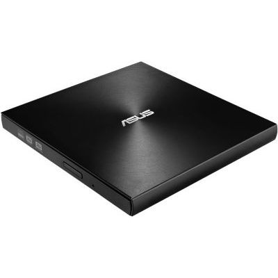 image ASUS ZenDrive U9M Noir (SDRW-08U9M-U) – Graveur DVD x8 ultra-compact, M-Disc supporté pour un stockage assuré pendant 1000 ans, compatible avec USB 3.0 Type-C & Type-A pour Windows & Mac OS