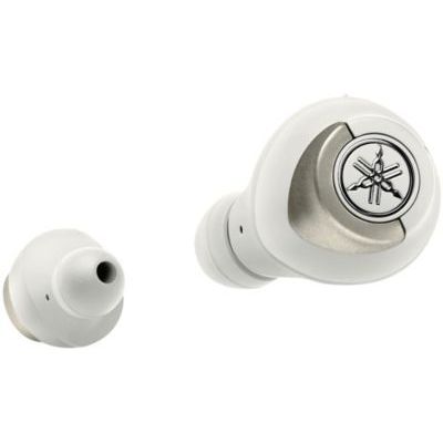 image Yamaha TW-E7A écouteurs Bluetooth – Écouteurs Intra-Auriculaires sans Fil en Blanc – 5 Heures d'autonomie en Une Seule Charge – Étanchéité IPX5 – Boîtier de Charge Inclus