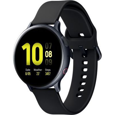 image Samsung - Galaxy Watch Active 2, Montre connectée Version Aluminium 4G - Noir Carbonne