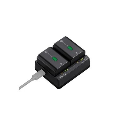 image SONY BC-ZD1 Module de Chargement de Batterie BC-ZD1 | Module de Chargement Double pour Batteries Haute capacité NP-FZ100 Via Alimentation USB-C Power Delivery.