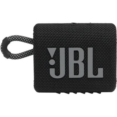 image JBL GO 3 – Enceinte Bluetooth portable et légère, aux basses intenses et au style audacieux – Étanche à l’eau et à la poussière – Autonomie 5 hrs – Noir