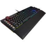 image produit Corsair Clavier Gaming Optique-Mécanique K100 RGB, Rétroéclairage LED RGB, Switchs Corsair OPX, Noir