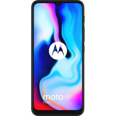 image Motorola e7 Plus (6.5" Max Vision HD+, Qualcomm Snapdragon 460, système 48MP Double caméra, Batterie 5000 mAH, Dual SIM, 4/64GB, Android 10), Bleu