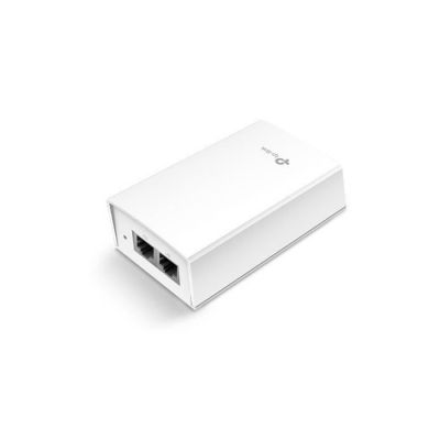 image TP-LINK TL-POE4824G Adaptateur et injecteur PoE Gigabit Ethernet 48 V - Adaptateur/injecteur PoE (Gigabit Ethernet, 10,100,1000 Mbit/s, Blanc, Énergie, FCC, CE, RoHS, 48 V)