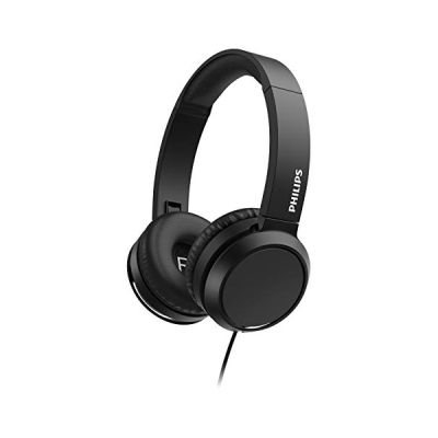 image Philips TAH4105BK - Casque Supra aural - Filaire - 32mm driver - Pliage compact - Noir