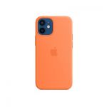 Apple Coque en Silicone avec MagSafe (pour iPhone 12 Mini) - Kumquat