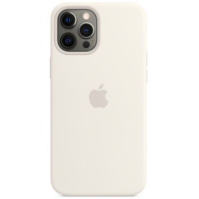 image Apple Coque en Silicone avec MagSafe (pour iPhone 12 Pro Max) - Blanc