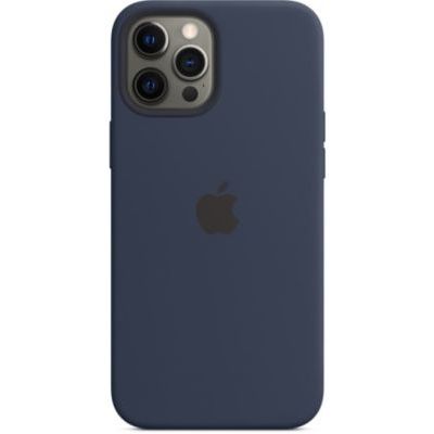 image Apple Coque en Silicone avec MagSafe (pour iPhone 12 Pro Max) - Marine Intense