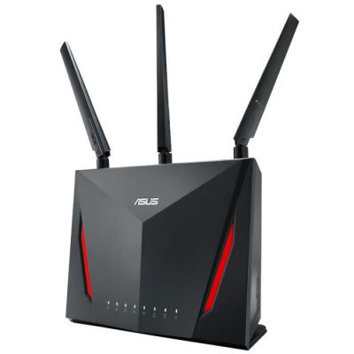 image Asus RT-AC86U Routeur Gaming Wi-Fi Ai mesh / AC 2900 Mbps Double Bande MU-MIMO avec Sécurité AiProtection à vie par TrendMicro