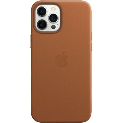 image Apple Coque en Cuir avec MagSafe (pour iPhone 12 Pro Max) - Havane