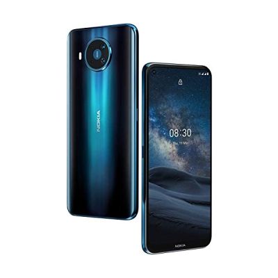 image Nokia 8.3 Smartphone Débloqué 5G - (Ecran : 6,81 Pouces – 8 Go RAM – 128 Go ROM - Double Nano SIM - Android) Bleu [Version Française]