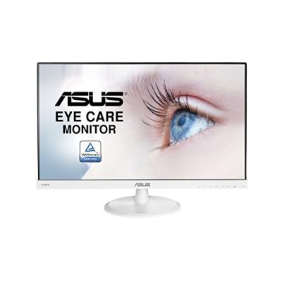 image ASUS VC239HE-W - Ecran PC 23" blanc FHD - Dalle IPS - 16:9 - 1920x1080 - 250cd/m² - HDMI et VGA - Design sans bords - Fixation VESA - Filtres de lumière bleue - Flicker Free