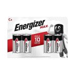 image produit Piles Alcalines Energizer Max C/LR14, pack de 4