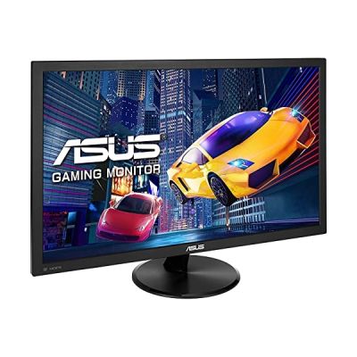 image ASUS VP228QG - Ecran PC gaming 21,5" FHD - Dalle TN - 16:9 - 75Hz - 1ms - 1920x1080 - 250cd/m² - Display Port, HDMI & VGA - AMD FreeSync - Haut-parleurs - Flicker Free - console PS4 / Xbox One X