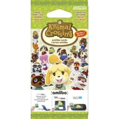 image Pack cartes Amiibo Nintendo 3 cartes Animal Crossing Série 1