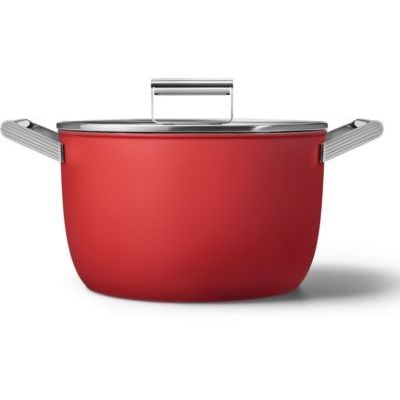 image Faitout Smeg diam 26 cm tout feux rouge mat