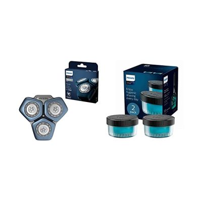 image Philips - Têtes de rasage SH71/50 compatibles avec les rasoirs Philips Series 7000 (S7XXX) et Series 5000 (S55XX), nouvelle version qui remplace les RQ12/70, RQ12/60, SH60/70 et SH70/70