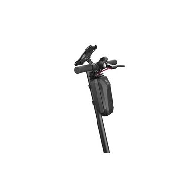 Made For Xiaomi Support TÉLÉPHONE + Sacoche pour MOBILITÉ Urbaine Adulte Unisexe, Noir, Taille Unique