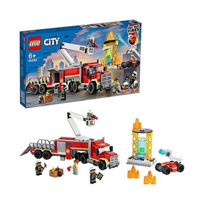 Lego 60282 City Fire L’unité de Commandement des Pompiers