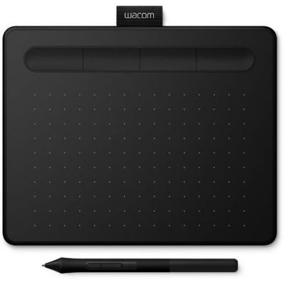 image Wacom Intuos S  - Tablette graphique mobile à stylet - Noir (avec 1 logiciel créatif)