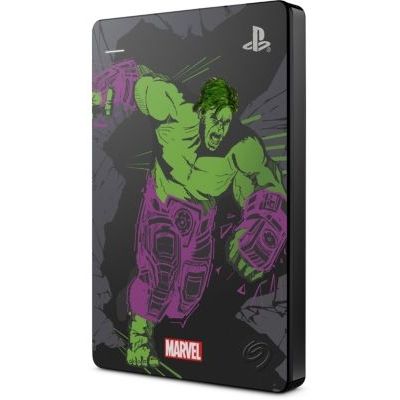 image  Disque Dur Externe Portable Seagate Game Drive 2To pour PS4 / PS5 (Avengers Special Edition - Hulk) (STGD2000204)
