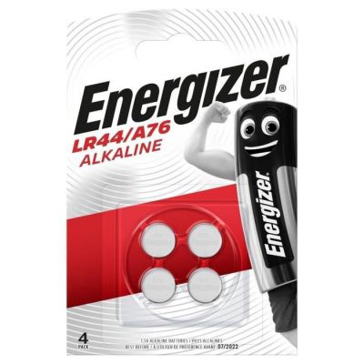 image Energizer ENR A76/LR44 BL4 BR, Argent, 4 Unité (Lot de 1)