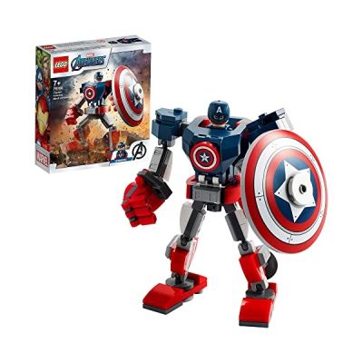 LEGO 76168 Super Heroes L'armure Robot de Captain America
