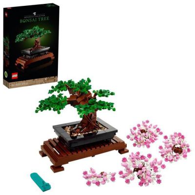 image LEGO 10281 Icons Bonsaï: Projet de Bricolage Créatif pour Adultes, Collection Botanique, Idée Cadeau, Décoration de Maison, Jouet de Construction Artistique et Relaxant