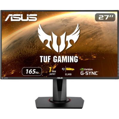 image ASUS TUF Gaming VG279QR - Ecran PC gaming 27" FHD - Dalle IPS - 1ms - 165Hz - 1920x1080 - 300cd/m² - 1x DP & 2x HDMI - ELMB - Nvidia G-Sync - Haut-parleurs - Shadow Boost