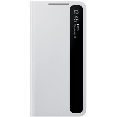 image Samsung Smart Clear View Cover Gris Clair Galaxy S21