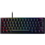 image produit Razer Huntsman Mini (Switches Violets) - Clavier Gamer Compact à 60% (Switches Opto-Mécaniques Clicky, Touches en PBT, Câble USB-C Détachable) Clavier AZERTY | Noir