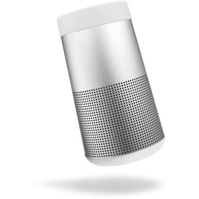 image Bose Enceinte Bluetooth Portable SoundLink Revolve (Séries II) : Enceinte sans Fil résistante à l’Eau dotée d’Un Son à 360°, Argent & Socle de Chargement pour Enceinte Bluetooth - Noir