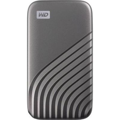 WD My Passport SSD externe 500 Go (NVMe, USB-C, 1050 Mo/s) - Gris sidéral