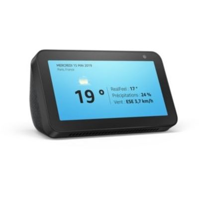 image Echo Show 5, Noir + ampoule connectée LIFX blanche, avec Wi-Fi, Fonctionne avec Alexa