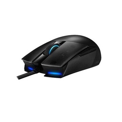 image Asus ROG Strix Impact II ambidextrous, ergonomic gaming mouse with 6,200 dpi optical sensor, lightweight design and Aura Sync RGB lighting, Black