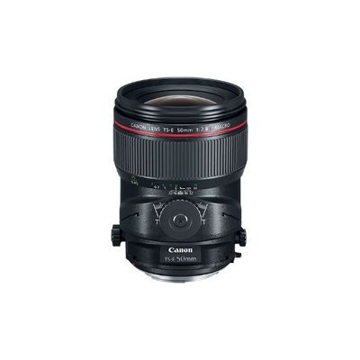 image Canon TS-E 50mm f/2.8L SLR Objectif Macro Noir, Rouge - Lentilles et filtres d'appareil Photo (SLR, 12/9, Objectif Macro, Canon EF, 5 cm, 1:2)