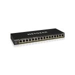 image produit Netgear Switch Ethernet Gigabit 16 Ports PoE+ (GS316PP) avec 16 Ports PoE + à 183W Upgradable avec Le Flex Poe, Boîtier Métallique Solide sans Ventilateur