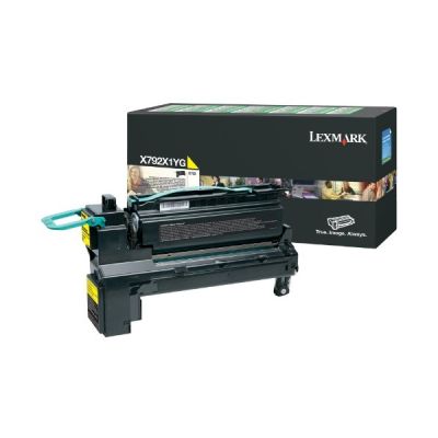 Lexmark - X792X1YG - Cartouche laser pour Lexmark X792 - Jaune