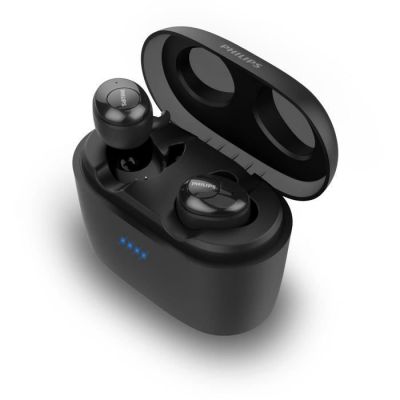 image Philips SHB2515BK/10 - Ecouteurs intra-auriculaires Bluetooth à réduction de bruit - 100h d'autonomie - Noir