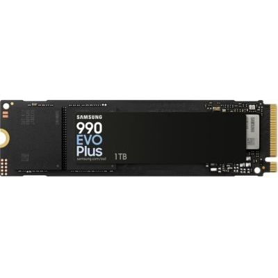 image Samsung SSD Interne 990 Evo Plus NVMe M.2 PCIe 4.0 x 4/5.0x2, 1 to, Vitesse de Lecture jusqu'à 7 150 Mo/s, Intelligent Turbo Write 2.0, Parfait pour Jouer et Travailler, MZ-V9S1T0BW