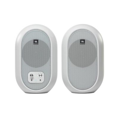 image JBL 1 Series 104 Moniteurs de référence de bureau compacts - Version Bluetooth - Blanc (vendus par deux)