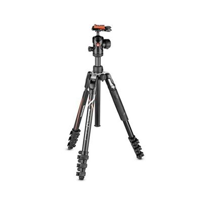 image Manfrotto Befree Advanced, Kit Trépied, Support Smartphone et Téléphone, Stabilisateur avec Rotule Photo, Compatible avec les Appareils Photo Sony Alpha7 et Alpha9, klevier, en Aluminium