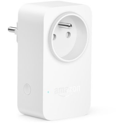image Amazon Smart Plug (Prise connectée WiFi), Fonctionne avec Alexa, Appareil Certifié pour les humains
